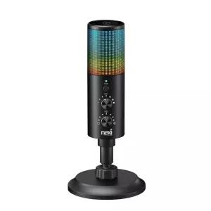 게이밍 USB C타입 콘덴서 마이크 방송 채팅 디스코드 디코 PC 노트북 컴퓨터용 스탠드 레코딩 녹음