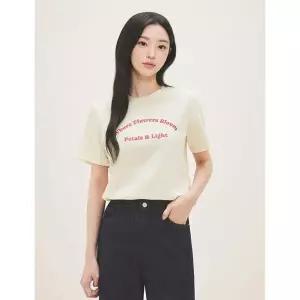 ROEM 레터링 반팔 티셔츠 RMHWG25RT2 105374
