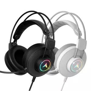 앱코 H58 가상 7.1 RGB ENC MIC 게이밍 헤드셋 (블랙, 정품) 빠른 배송 ~DJ