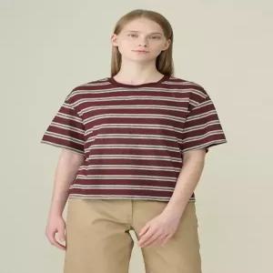 [BCBG][BCBG] 캔디 스트라이프 티셔츠 B6B5X441_DG