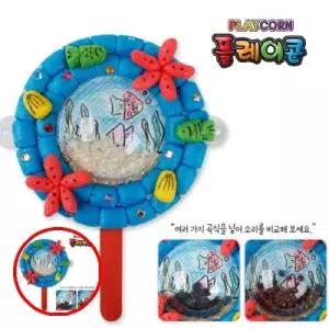 헤이지 C0302 플레이콘 곡식마라카스 딸랑이만들기 유아만들기키트 물로붙이는콘
