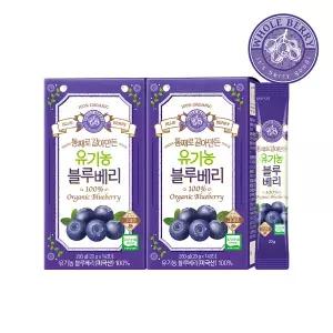홀베리 통째로 갈아만든 유기농 블루베리 20g 14포, 2박스