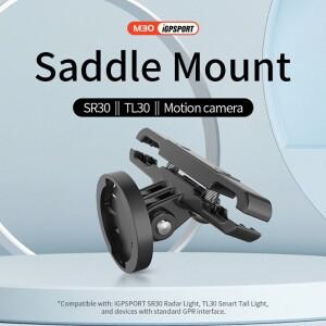 IGPSPORT 자전거 새들 마운트, MTB 사이클링 시트 포스트 램프 브래킷 거치대, 미등 레이더 테일 SR30 TL3