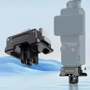 DJI 오즈모 포켓 4P / 4 / 3 호환 멀티 베이스 충전 케이블 연결 측면 C타입 메탈 거치대 어댑터 도브테일