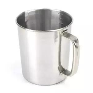 스텐계량컵 1리터 눈금비이커 1000ml 라면물계량컵