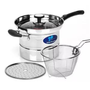 sh) 키친아트 찜냄비 국수 찜기 찜솥 찜통 냄비세트 18cm