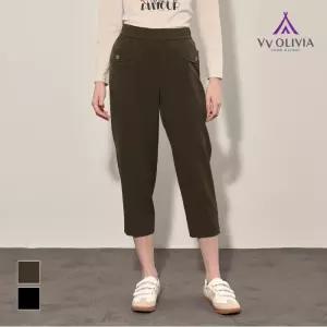[비비올리비아] 밴딩 배기 팬츠_VVCDL4F7361