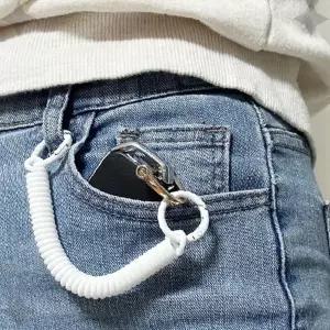 핸드폰 분실방지 스트랩 스프링 연결고리 도난방지 소매치기 차단 해외여행 유럽