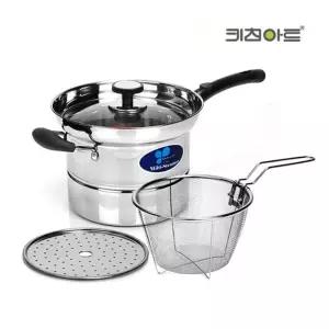 키친아트 냄비 찜/국수 냄비 18cm 찜판 채망