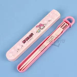 마이멜로디 슬라이드 젓가락 케이스 세트 16.5cm