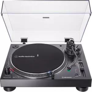 오디오 테크니카 AT-LP120XUSB-BK 다이렉트 드라이브 턴테이블 아날로그 및 USB 완전 수동 하이파이 3단