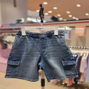폴햄키즈 공용 6부 카고 데님숏츠 PKG2DH3023 723328