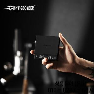 MHW 3BOMBER 큐브 커피 스케일 3.0 마이크로 디지털 주방 바리스타 용 소형 경량 에스프레소