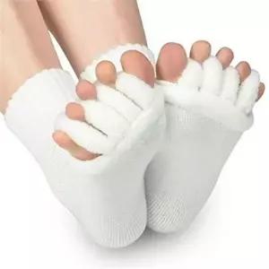 발가락교정양말 발가락 분리 양말 지압 건강 보호 벌림 통증 부드러운 스트레칭 수족냉증 일상용 트레칭