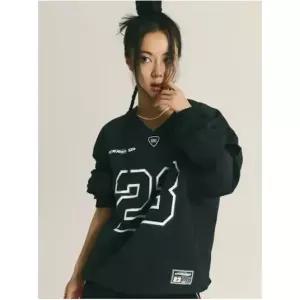패플 공용 ARMED 23 WOVEN 맨투맨 블랙 MSFMPOL01BK-W