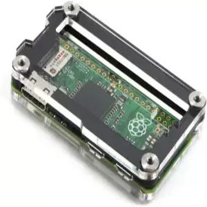 라즈베리 파이 제로 무선용 지브라 케이스 블랙 스 GPIO by C4Labs