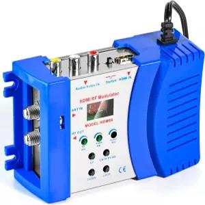 HDMI에서 RF 변조기로 VHF UHF AV에서 동축 변환기로 CVBS RCA TV PAL NTSC 포맷으로 가정용 스위치 오디오