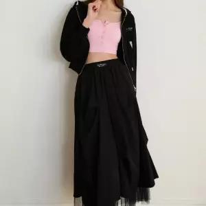 BLUE LABEL 언밸런스 샤 레이어드 밴딩 스커트 ES2OSK03 445547 에고이스트