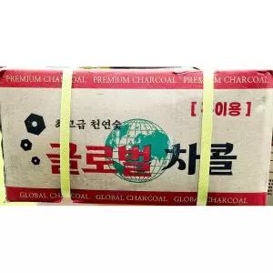 참숯열탄 ( 7K)바베큐연료 BBQ 캠핑 야외 고기 삼겹살 취사용품 바베큐연
