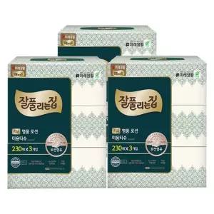 잘풀리는집 로션 미용티슈 각티슈 230매 3입