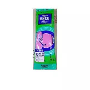 고무장갑 꽃밴L 분홍 태화 x10개 -식자재 주방 용품 [BHK53942]