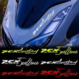 혼다 호환 PCX125 PCX 150 160 한정판 반사 바이크 오토바이 스티커 모토 스쿠터 헤드 바디 윈드 실드 액세