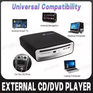 유니버설 외장형 차량용 DVD 플레이어 박스 USB 플러그 앤 플레이 안드로이드 라디오 모니터 노트북