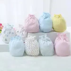 5 짝/대 장갑 겨울 신생아 부드러운 안전 소년 안티 스크래치