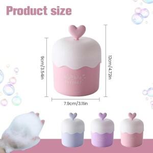 1Pc 휴대용 포밍 클린 도구 간단한 페이스 클렌저 샤워 목욕 샴푸 폼 메이커 버블 장치 크림