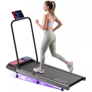 홈오피스 저소음 워킹패드 런닝머신 핸들바 8% 경사 조절 2.5HP 120kg 하중