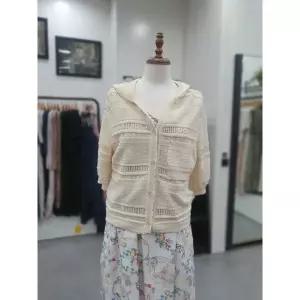 [써스데이아일랜드]스카시 후드 가디건 T254ACD241W_CA
