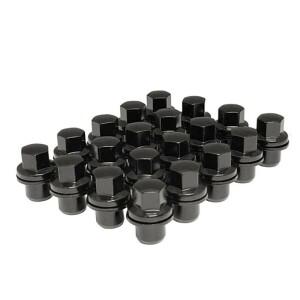 랜드로버 레인지로버 스포츠 HSE LR3 LR4 LR2 휠에 적합한 블랙 러그 너트, M14X1.5, 20X