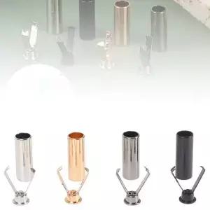 10개입 금속 코드 엔드 잠금장치 로프 스토퍼 클립 신발끈 가방 의류 DIY 공예 액세서리