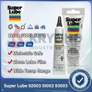 슈퍼 루브 92003 실리콘 윤활 그리스 싱콜론 PTFE NSF H1 절연 방수 베어링 씰 O 링 기계용 3온스 튜브