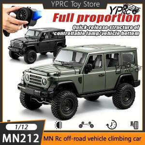 MN212 RC카 1/12 풀 프로포션 4륜구동 전동 무선 조종 트럭 2.4G 고속 모델 클라이밍카 장난감