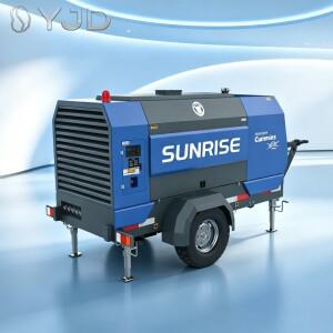 100kVA 113kVA 125kVA 휴대용 이동식 트레일러 디젤 발전기 400/230V 1500RPM 산업용 광산 비상 전력 장치