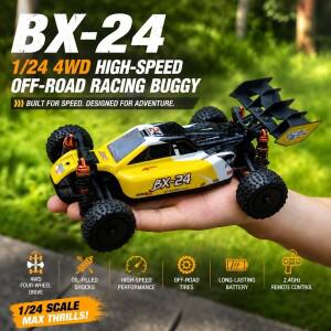 ZD 레이싱 BX-24 1/24 4WD 브러시리스 RC 버기 RTR 알루미늄 합금 섀시 고속 오프로드 몬스터 트럭