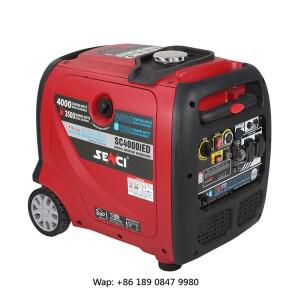 인기듀얼 연료 인버터 발전기 4kw 기계 휴대용 3500w