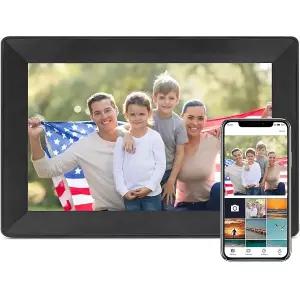 Fuomorz 10.1인치 디지털 사진 액자 1280x800 IPS HD 터치스크린 16GB