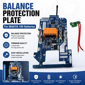 BL1850 BMS PCBA 밸런스 충전 회로 기판(마키타 18V 리튬 이온 배터리 케이스용) 팩