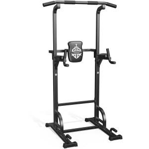 스포츠로얄 파워 타워 풀업 바 스테이션 450LBS 스테이블 딥 가정용 헬스장 근력 운동 장비 FED 피트니스