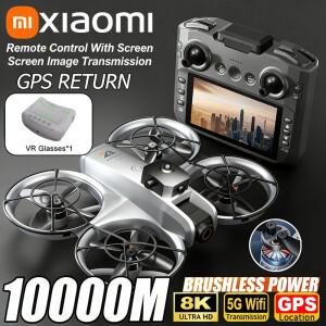 샤오미 Z4 드론 8K 항공 HD 듀얼 카메라 5G WIFI GPS 지능형 장애물 회피 촬영 브러시리스 파워 스크린 RC
