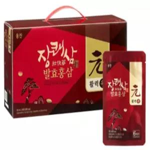 웅진 장쾌삼 발효 홍삼 활력원 100ml x 24개
