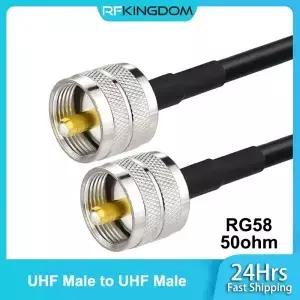 Cb무전기 UHF 수수 익스텐션 케이블 저손실 피그테일 점퍼 30cm10m PL259PL259 RF 동축 RG58 50Ohm