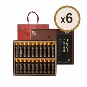[대량주문전용][3+3]농협 한삼인 홍삼진 굿데이앰플 20g 20병(총 6세트)+쇼핑백