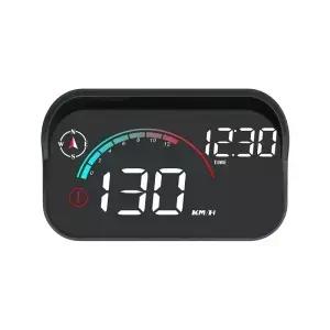 GEYIREN M22 범용 자동차 HUD 다기능 디스플레이 헤드업 GPS 속도계 나침반 USB 충전식