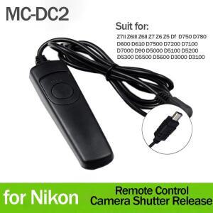 MC-DC2 원격 제어 셔터 릴리즈 케이블 NIKON 호환 호환 Z7II Z6III Z7 Z6 Z5 Df D750 D600