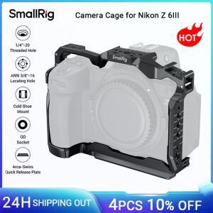NIKON 호환 호환 Z6 III용 SmallRig 카메라 케이지 키트(상단 핸들 및 케이블 클램프 포함), 비틀림 방지