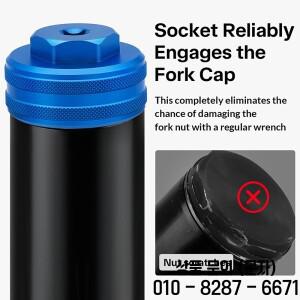 GMIPIX 45 50mm 포크 캡 너트 소켓 오토바이 탑 제거 설치 도구