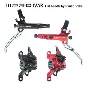 IIIPRO 내부 케이블 라우팅 플랫 바 로드 바이크유압 디스크 브레이크 및 플랫 마운트 CNC 2피스톤 브레이